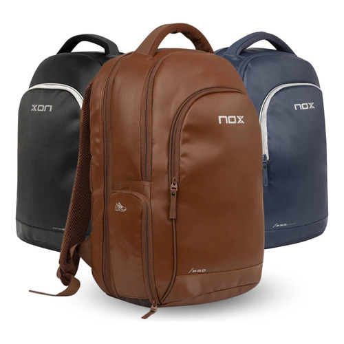 Mochila Nox Pro Series para raquetas de pádel y tenis de playa, color marrón