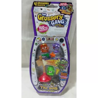 Set 4 Grossery Gang Time Wars Rotbot Grosseries Catapulta 2