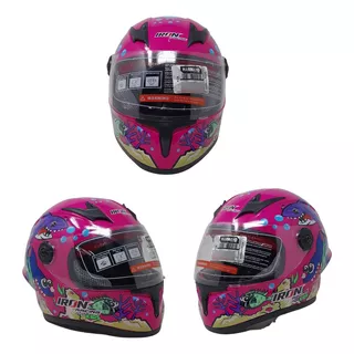 Casco Infantil Cerrado Aqua Kids Color Azul Masuda Dot