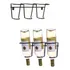 Soporte Organizador Para 3 Botellas Pared Bodega De Vino Blanco