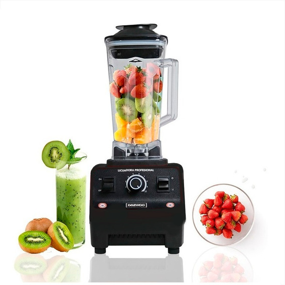 Licuadora Profesional Jugo Fruta 2 L 1600w Daewoo Dibl-210e Color Rojo