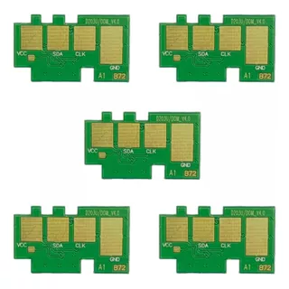 Kit-5 Chip Toner Uso Samsung D203 D203u Sl-m4070fr M4070 15k