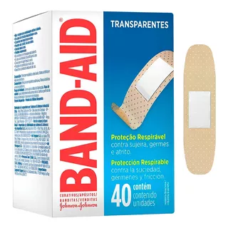 Band-aid Curativos Transparente 40 Unidades Original Lacrado