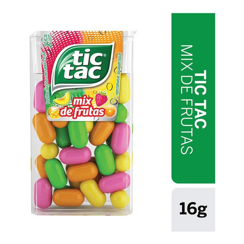 Caramelos Tic Tac Pastillas Mix De Frutas Estuche X 192 Gr