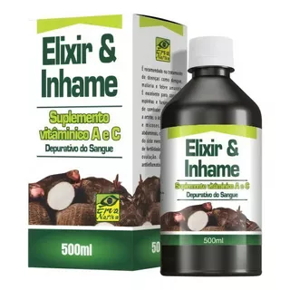 Elixir & Inhame  500ml Supl Vit A E C -3 Unidades