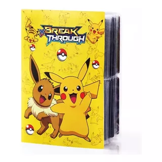Carpeta Álbum Pokémon, Para Colocar 240 Cartas De Colección 
