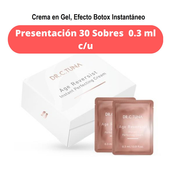 Crema En Gel, Efecto Botox Intantáneo, Age Reversist Farmasi