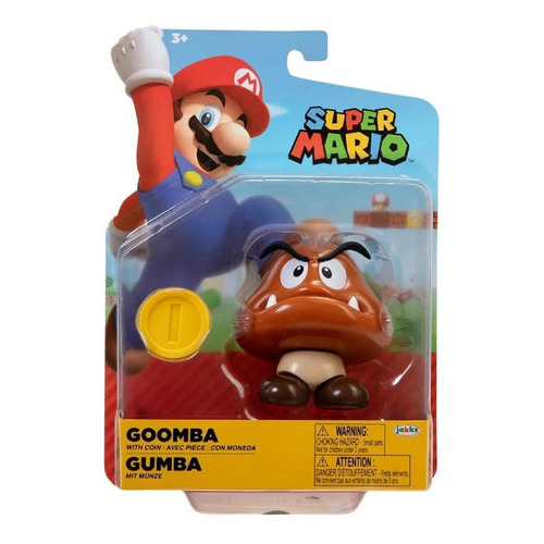 Super Mario Bros Figura Goomba Con Monedas