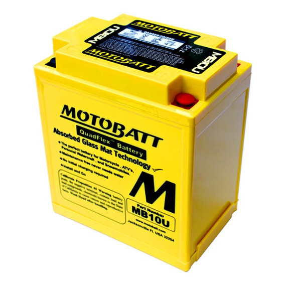 Bateria Motobatt Quadflex 12v 14.5 Ah Mb10u 12n10-3a Yb10a-a
