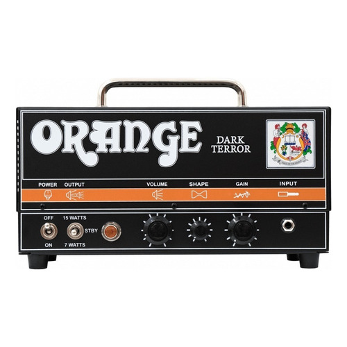 Amplificador Orange Terror Series Dark Terror Valvular para guitarra de 15W color negro 100V - 120V