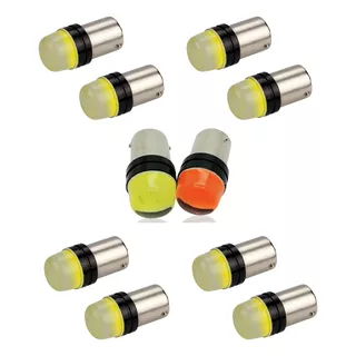 50 Foco Led Cob Gel Estrobo Luz Fuerte Direcional Stop Color