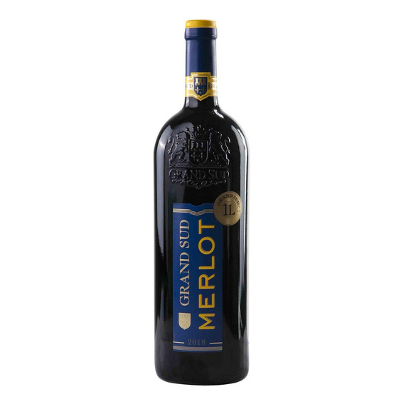 Pack De 2 Vino Tinto Grand Sud Merlot 1 L