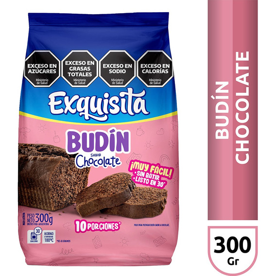 Budin De Chocolate Exquisita X 300gr
