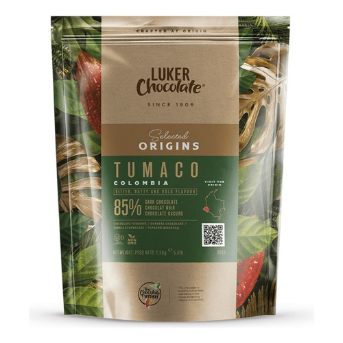 Chocolate Oscuro Real Tumaco 85% 2.5 - Kg A $49000