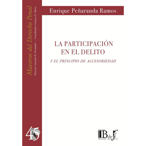 La Participacion En El Delito - Peñaranda Ramos, Enrique