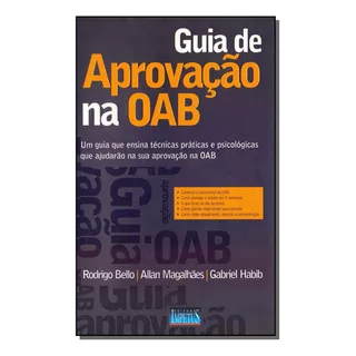 Guia De Aprovacao  Oab, De Bello; Magalhaes; Habib;., Vol. Concursos Públicos. Editora Impetus, Capa Mole Em Português, 20