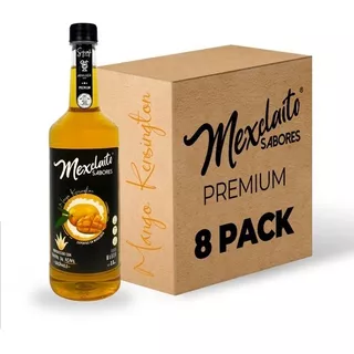 Mexclaito Premium Sabor Mango Pack 8 L Jarabe Endulzante