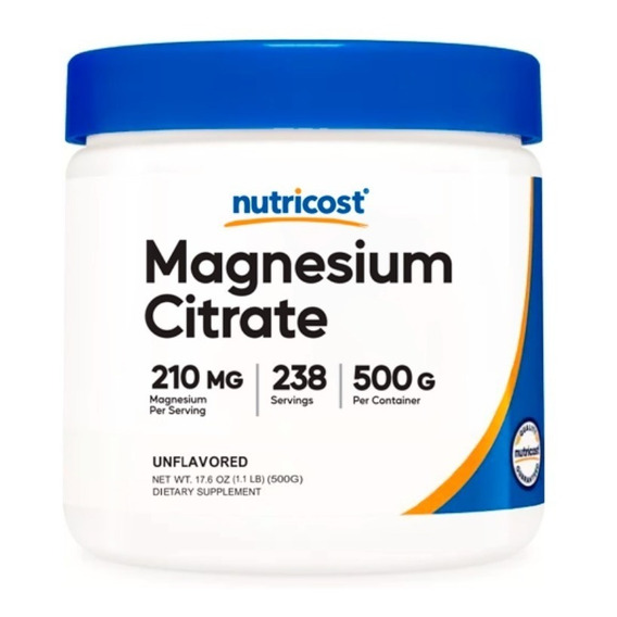 Citrato De Magnesio Importado Usa 500 G Medio Kilo