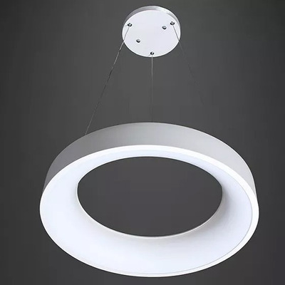 Colgante Led Nbagel Blanco 80w Dimerizable Moderno Vk