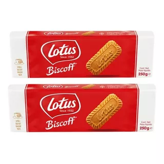 Kit 2 Biscoitos Bolacha Belga Lotus Biscoff