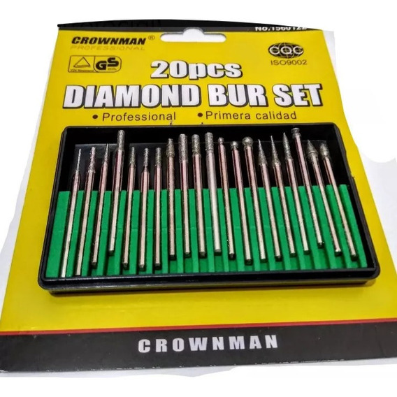 20 Brocas Diamantadas Dibujo En Vidrio Multipropósito 