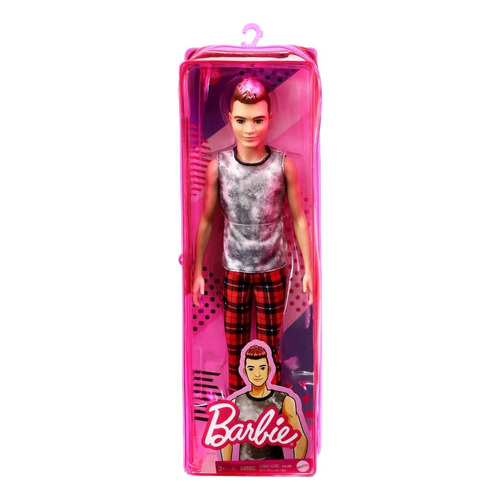 Barbie Fashionista Ken Pantalón Rojo Cuadros #176 Mattel