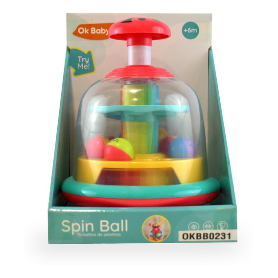 Spin Ball Torbellino De Pelotitas Juego Para Bebe Ok Baby
