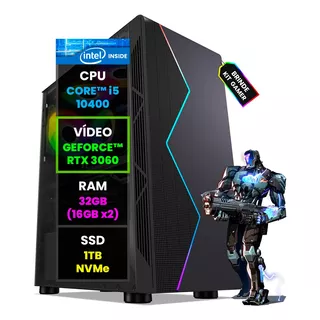 Pc Gamer Intel I5 32gb Placa Vídeo Geforce Rtx 3060 Ssd Nvme