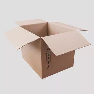 Cajas De Carton 35x25x25  Reforzadas. Pack De 25 Unidades