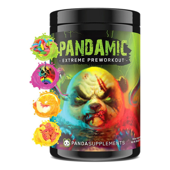 Pre Entreno Panda Supplements Pandemic Extreme Pre Workout Sabor Sour Gummy