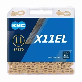 Cadena Kmc X11el Extra Liviana 11v 118  Shimano Sram Gold