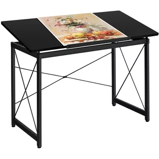 Oferta! Mesa Restirador Para Dibujo Madera Negro - A Meses !