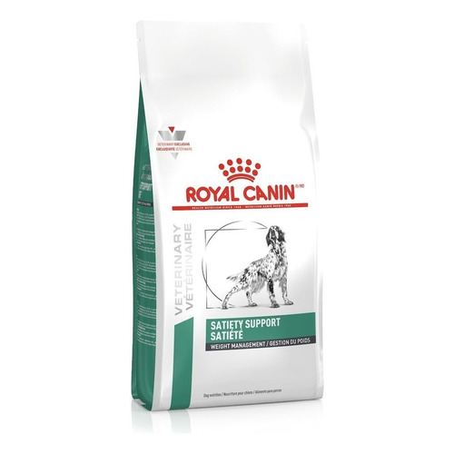 Alimento Royal Canin Veterinary Diet Canine Satiety Support para perro adulto todos los tamaños sabor mix en bolsa de 8kg