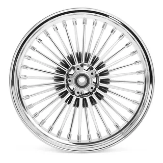 Roda Traseira Fat Spoke Cromada Aro 18 Para Harley Davidson