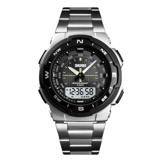 Reloj Cronómetro Digital Skmei 1370 Alarma Calendar Militar