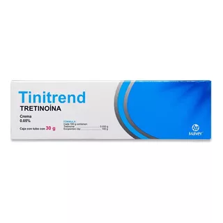 Tinitrend Tretinoína Crema 0.05% Tubo C/30 G Maver Tipo De Piel Todo Tipo De Piel