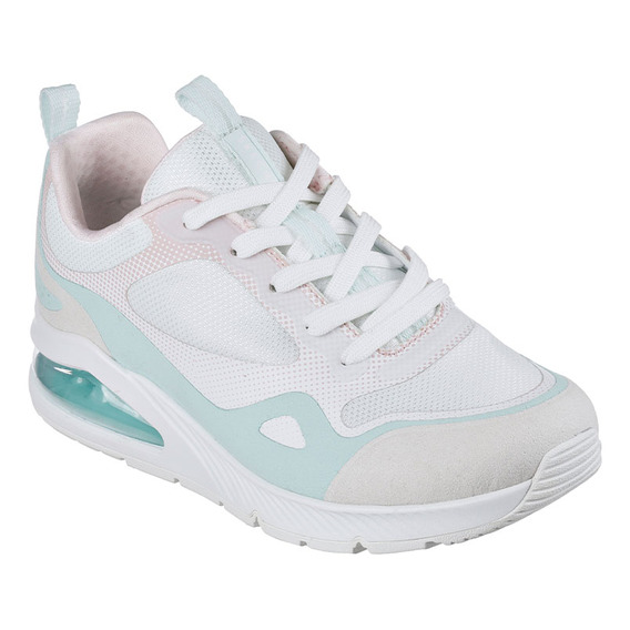 Tenis Mujer Skechers Uno 2  - Blanco - Azul