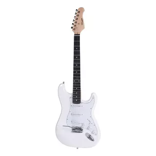 Guitarra Eléctrica Parquer Custom Stratocaster De Caoba 2019 Blanca Laca