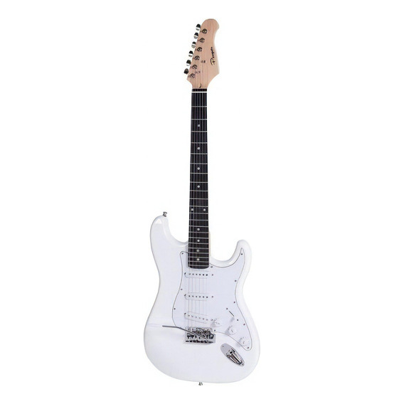 Guitarra eléctrica Parquer Custom Stratocaster de caoba 2019 blanca laca