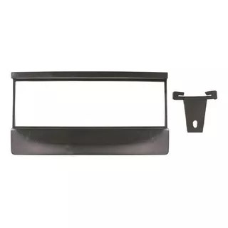 Moldura 1 Din Rádio Painel Para Honda Fit Cor Preto Fosco