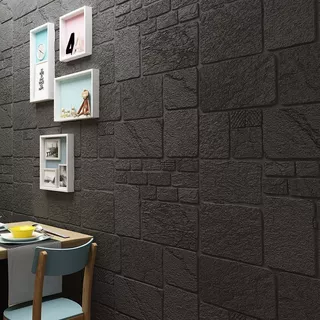 Pared Decowall Auto-adhesiva! Simil Piedra 3d Envios!! 