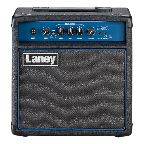 Amplificador Laney Richter Bass RB1 para bajo de 15W color gris/azul 100V - 120V