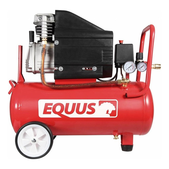 Compresor Equus 1.5hp 10 Litros Premium Da0500109 - Smf Color Rojo