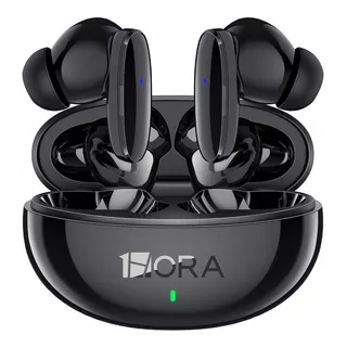 Audífonos In-ear Inalámbricos 1hora Bluetooth Aut205 Negro Con Luz Led