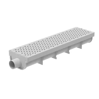 Rejilla Lineal Canaleta Piso Piscina 13 X 50cm Tigre X 3 Mts