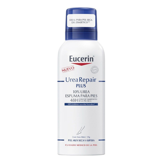  Eucerin Urearepair Plus Espuma Para Pies Secos Y Ásperos