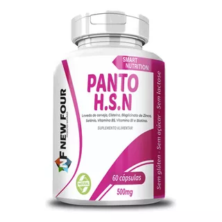 Panto Hsn Levedo De Cerveja Selênio Biotina B1 B5 Zinco 60cp Sabor Sem Sabor