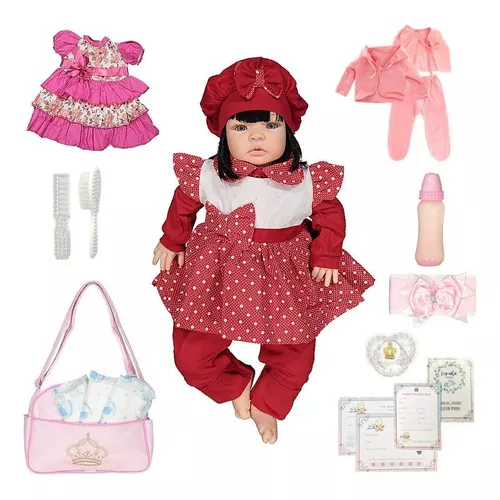 Boneca BB Reborn 100% Silicone Preço Bom Magazine Luiza - Cegonha Reborn  Dolls - Bonecas - Magazine Luiza