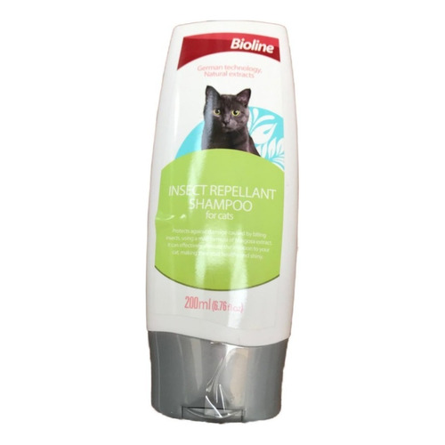 Shampoo Bioline Repelente Para Gatos 200 Ml / Catdogshop