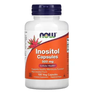 Inositol 500mg 100 Veg Caps - Now Foods - Importado